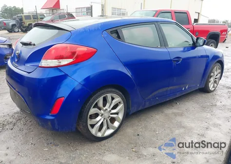 2012 Hyundai Veloster Base W/Gray из США, поврежденный, VIN KMHTC6AD3CU024911